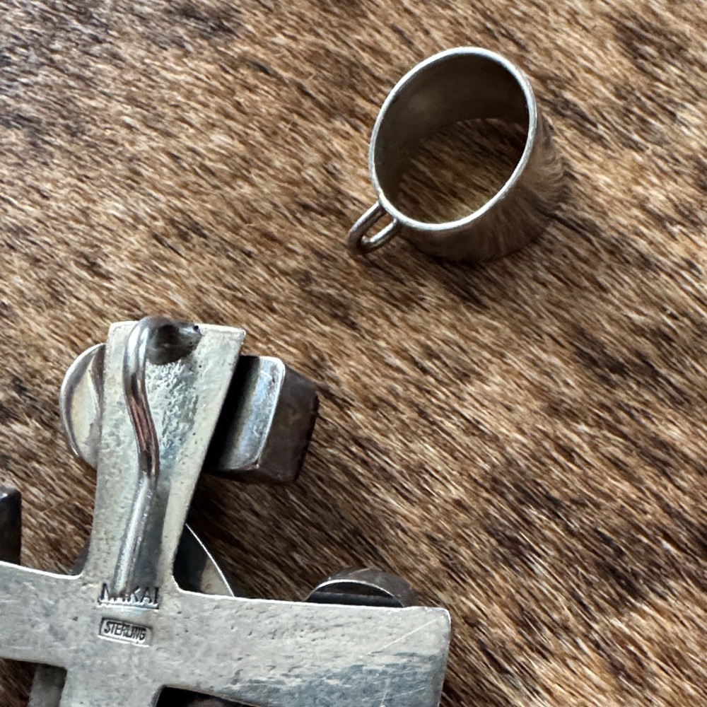 NAKAI Sterling Cross Pendant - Picture 3 of 5
